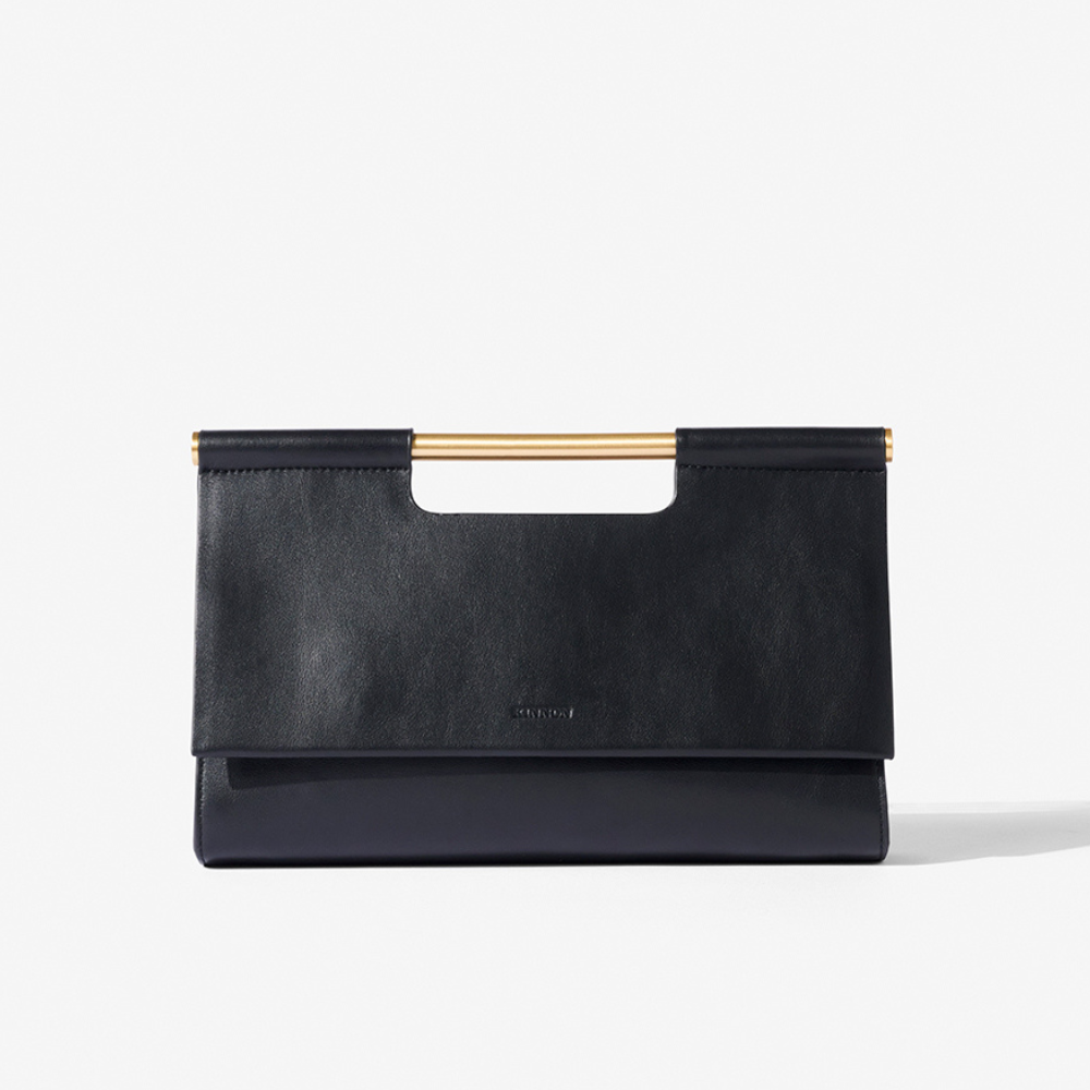 Kinnon | Eve Clutch Bar Bag | NASH + BANKS - Black
