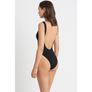 Bond-Eye Swim - Mara One Piece Eco - Black Eco Swimwear - Made in Australia