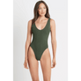 Bond-Eye Swim - Mara One Piece Eco - Khaki Eco Swimwear - Made in Australia