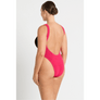 Bond-Eye Swim - Splice Mara One Piece - Raspberry/Black