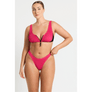 Bond-Eye Swim - Splice Scout Crop - Raspberry/Black