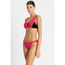 Bond-Eye Swim - Splice Scout Crop - Raspberry/Black