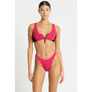 Bond-Eye Swim - Splice Scout Crop - Raspberry/Black