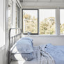 Carlotta & Gee - 100% Linen Duvet Cover in Ocean - Shop Sustainable Homewares + Luxury French Linen at Nash + Banks