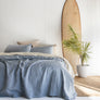 Carlotta & Gee - 100% Linen Duvet Cover in Ocean - Shop Sustainable Homewares + Luxury French Linen at Nash + Banks