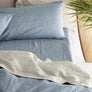 Carlotta & Gee - 100% Linen Duvet Cover in Ocean - Shop Sustainable Homewares + Luxury French Linen at Nash + Banks
