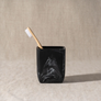 Saardé Flow Resin Toothbrush Holder | Ash Black
