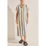 ILIO NEMA - Hypnos Xania Stripe Shirt Dress