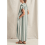 ILIO NEMA - Knossos Green Cyprus Striped Caftan