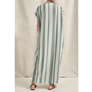ILIO NEMA - Knossos Green Cyprus Striped Caftan