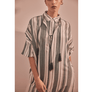 ILIO NEMA - Knossos Green Cyprus Striped Caftan