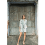 ILIO NEMA - Leto Green Cyprus Striped Shirt Dress