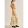 ILIO NEMA - Neikia Yellow Batik Print Top