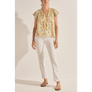 ILIO NEMA - Neikia Yellow Batik Print Top