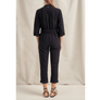 ILIO NEMA - Pan Black Boucle Jumpsuit