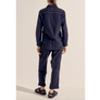 Paris Navy Boucle Stripe Shirt