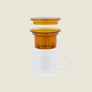 MAHŌ Chá For One - Tea Cup with Infuser Amber
