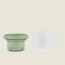MAHŌ Chá For One - Tea Cup with Infuser Moss