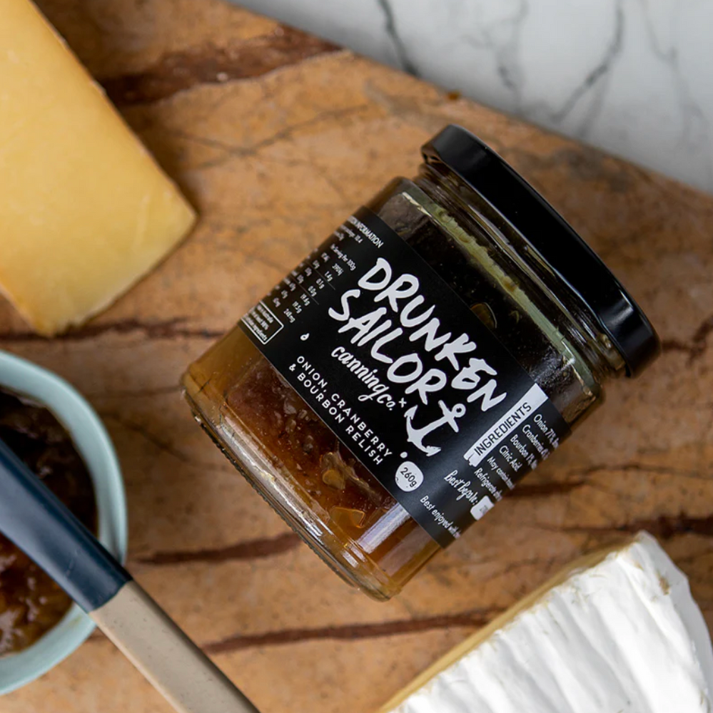 Drunken Sailor Canning Co - Onion, Cranberry & Bourbon Relish