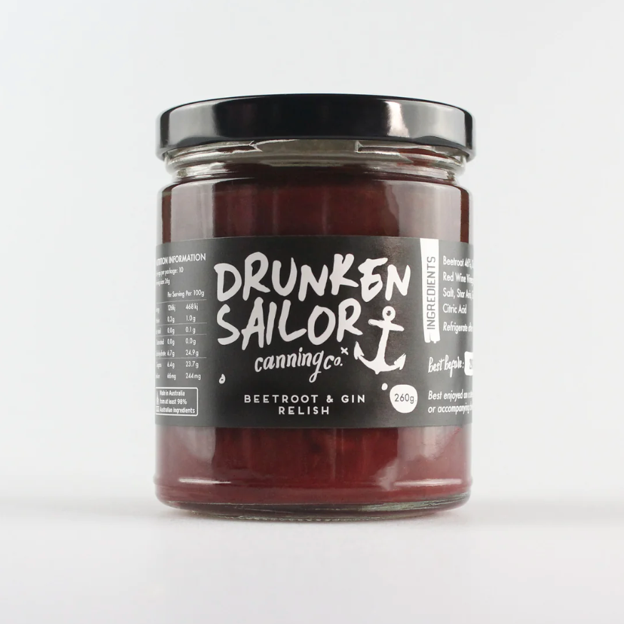 Beetroot & Gin Relish - NASH + BANKS