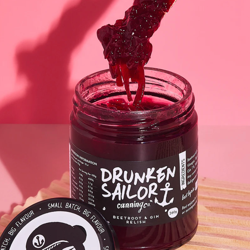 Beetroot & Gin Relish - NASH + BANKS