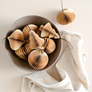 Flaxseed Paper Sphere Ornament