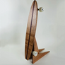 Medium Flat-Tail Timber Skateboard | Victorian Ash with Jarrah inlay