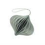 Dusty Blue Paper Jewel Christmas Ornament - Buy Sustainable Christmas Decorations at Nash + Banks
