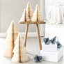 Dusty Blue Paper Jewel Christmas Ornament - Buy Sustainable Christmas Decorations at Nash + Banks