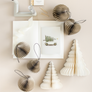 Linen Paper Jewel Christmas Ornament - Buy Sustainable Christmas Decorations online at Nash + Banks