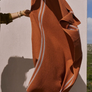 Mungo Textiles - Organic Block Rib Towel - Russet
