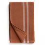 Mungo Textiles - Organic Block Rib Towel - Russet