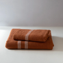 Mungo Textiles - Organic Block Rib Towel - White