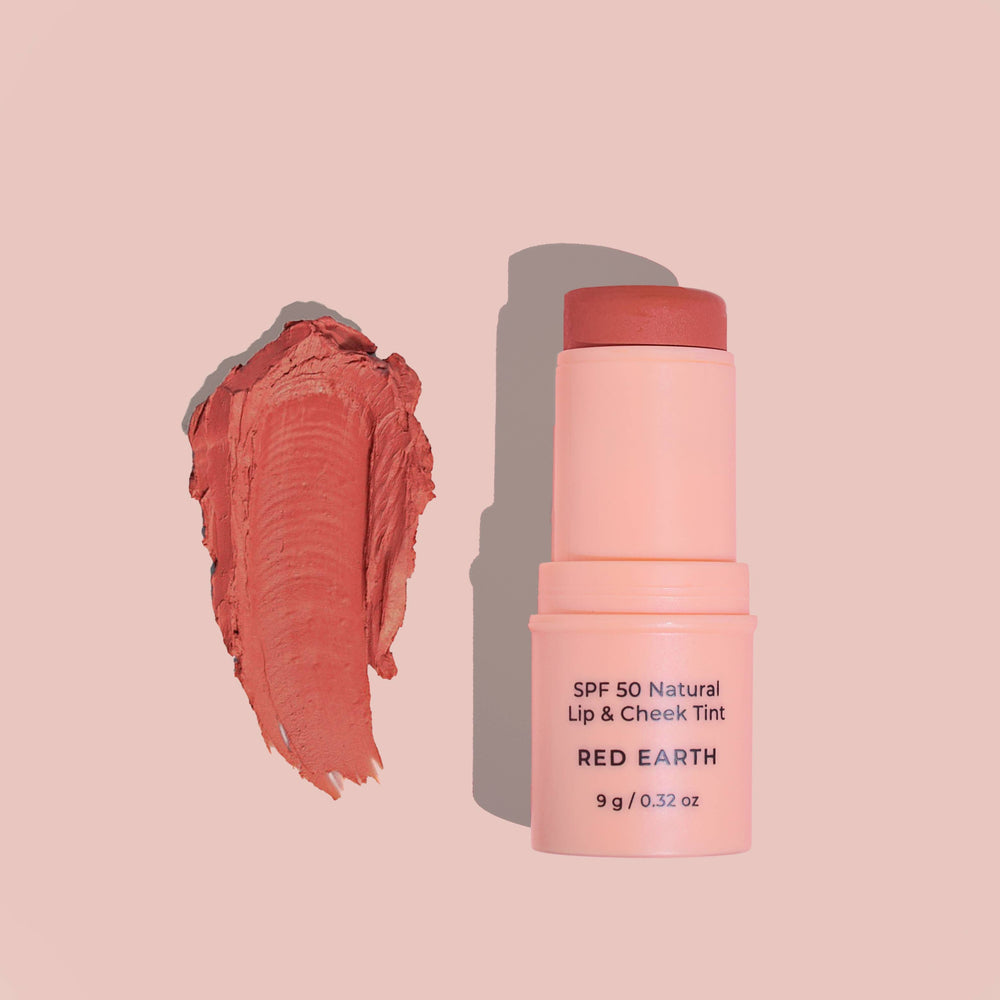 Avocado Zinc | SPF 50 Natural Lip & Cheek Tint | Red Earth