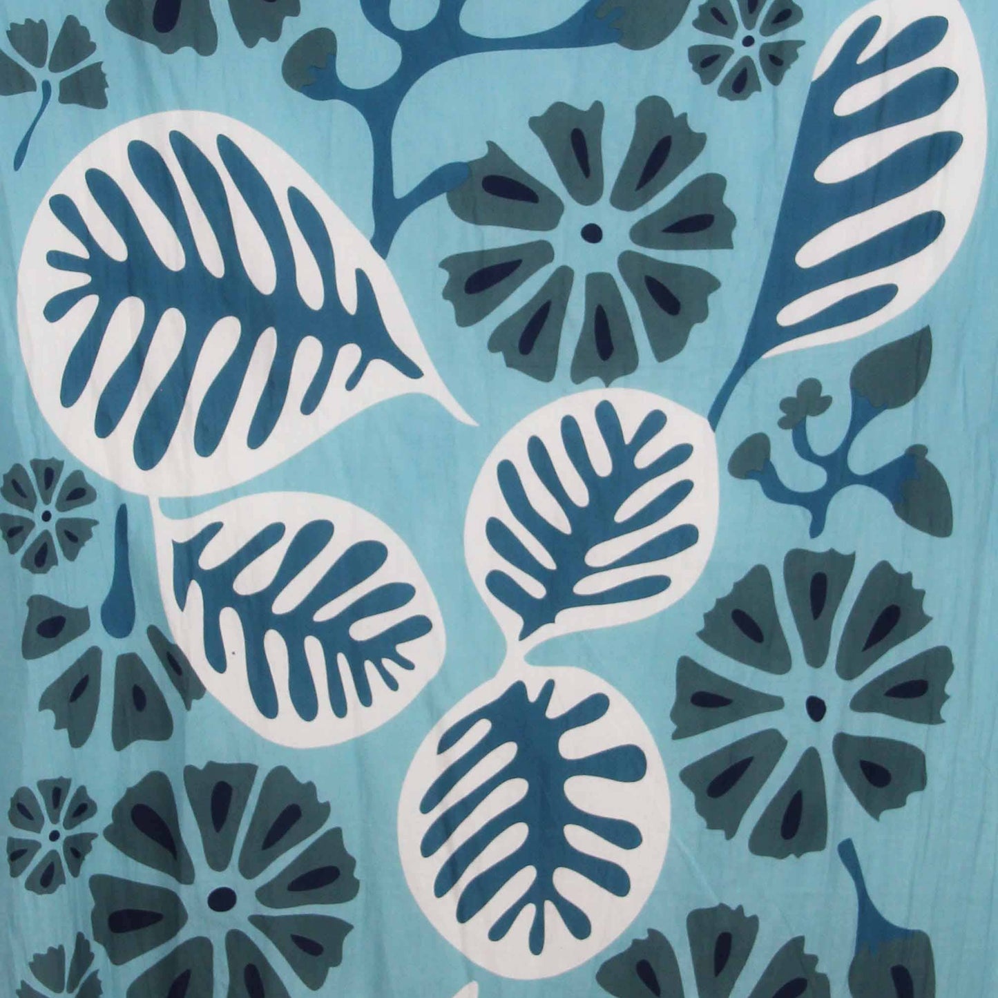 Les Belles Vagabondes | Ecuador Blue | Organic Cotton Scarf - NASH + BANKS