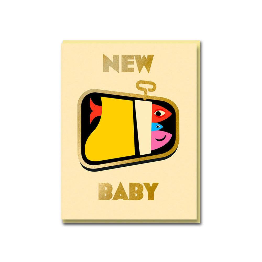 Sardines New Baby | Greeting Card - NASH + BANKS