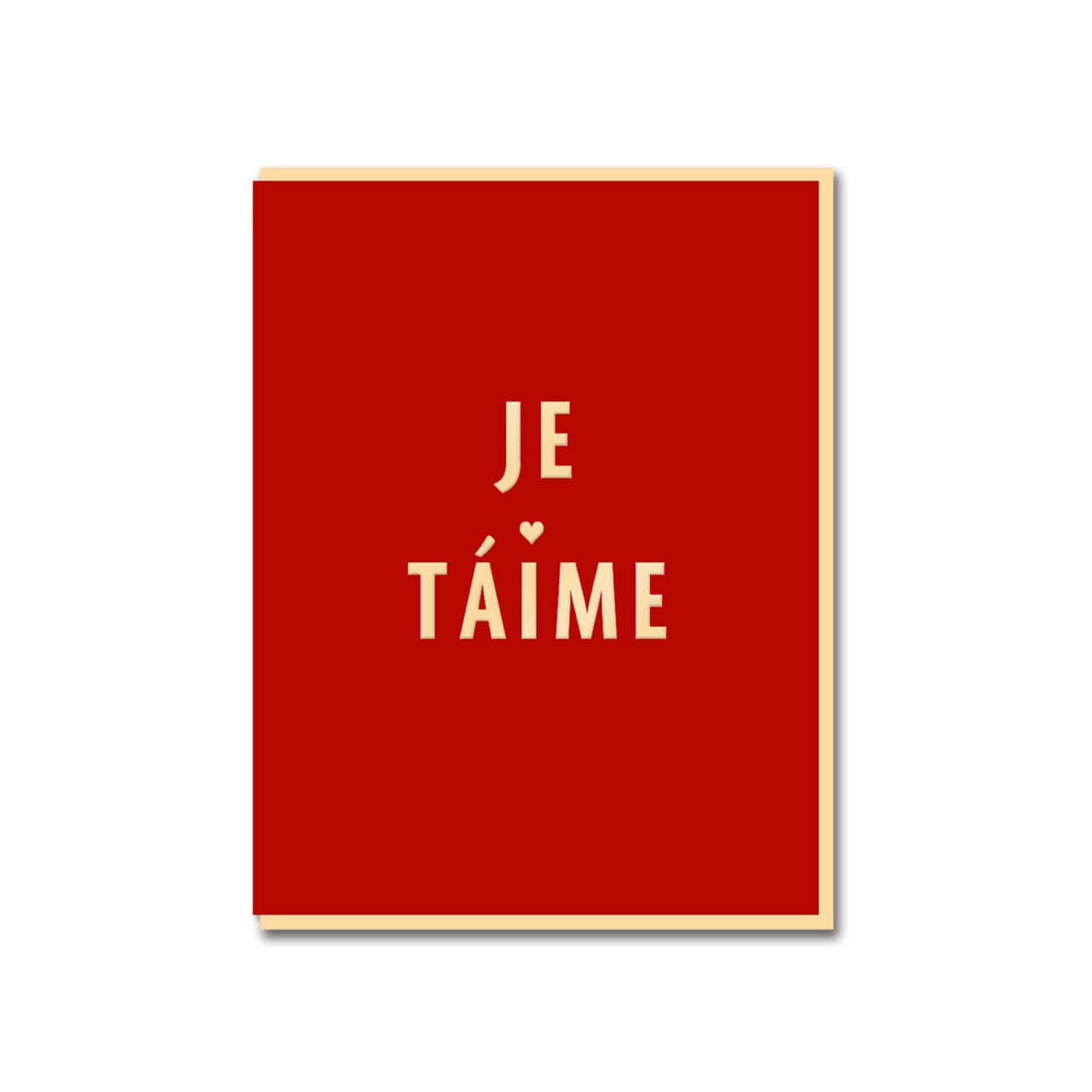 Je T'aime | Greeting Card - NASH + BANKS
