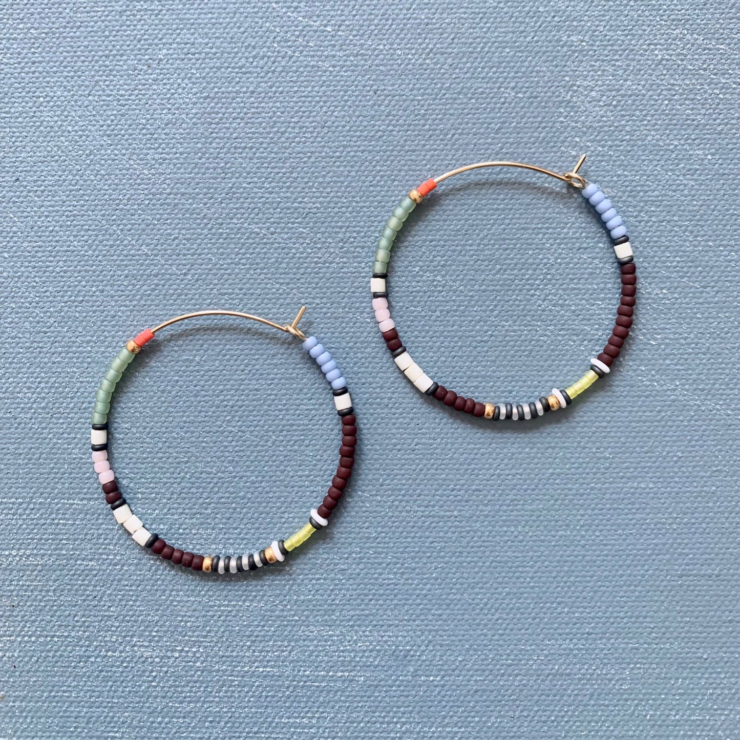 Alice Rise | Big Colorloop Earrings | Licorice - NASH + BANKS