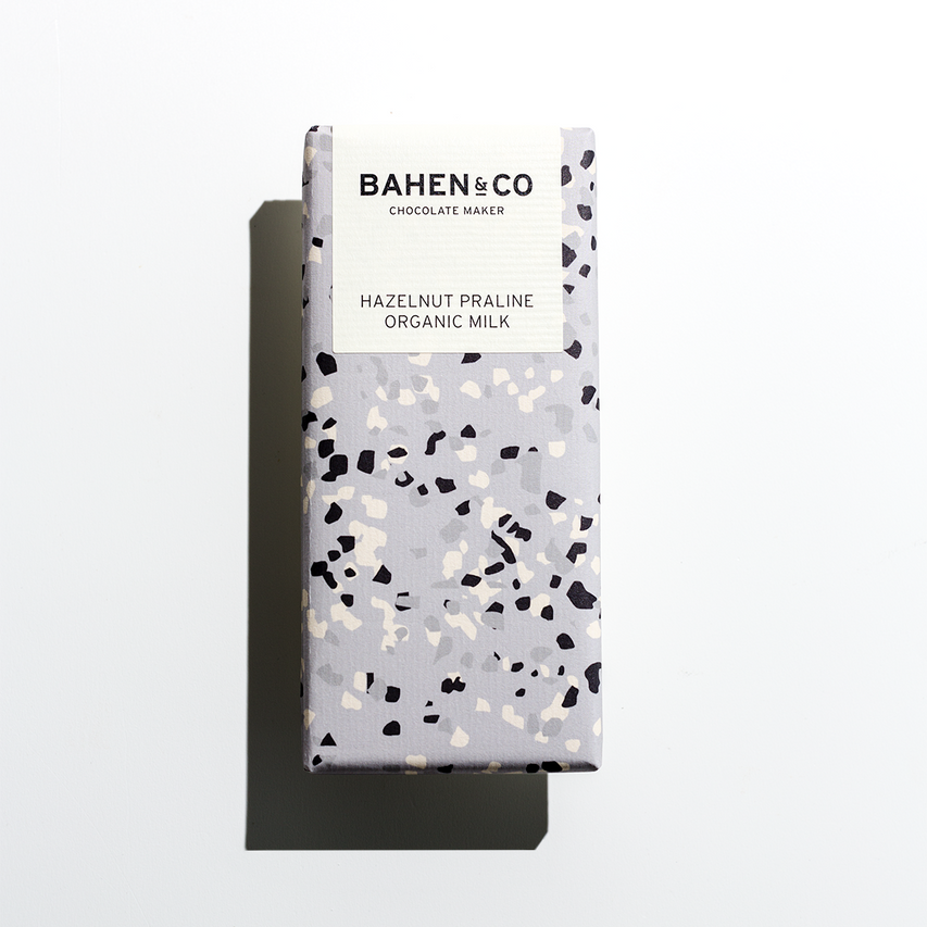 Bahen & Co | Hazelnut Praline | Organic Milk Chocolate Bar - NASH + BANKS