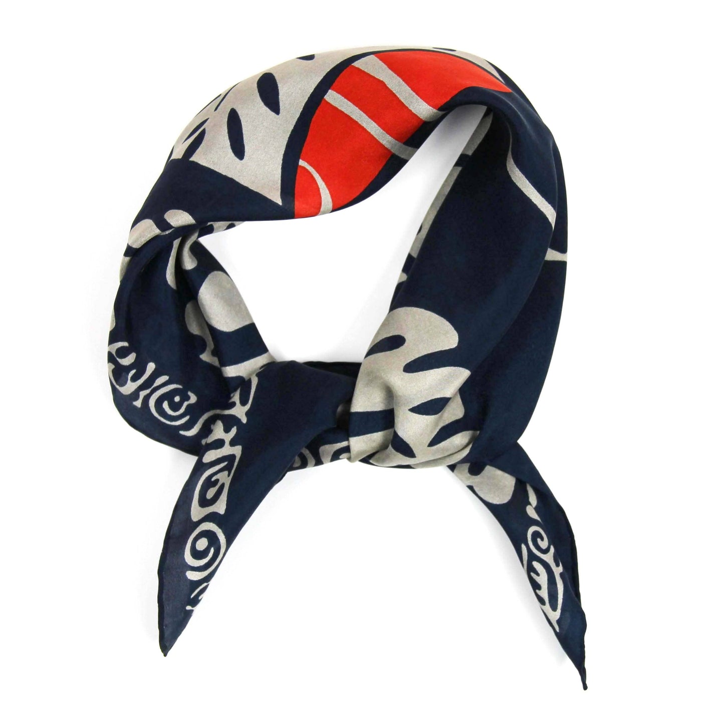 Les Belles Vagabondes | Arum Marine | Mini Silk Scarf - NASH + BANKS