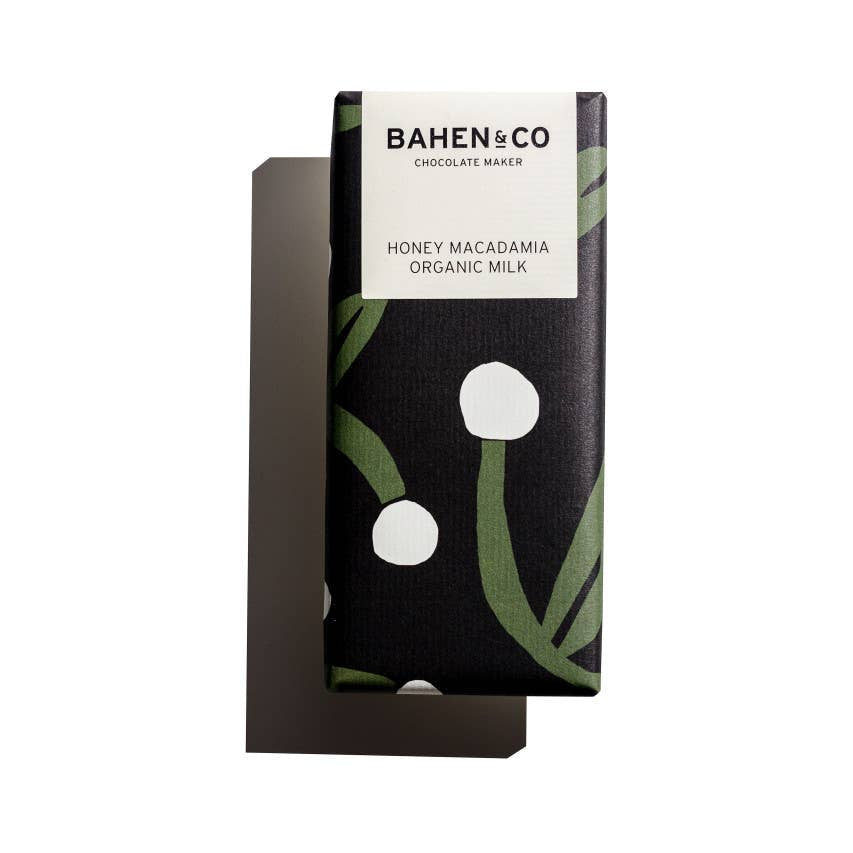 Bahen & Co | Honey Macadamia | Organic Milk Chocolate Bar - NASH + BANKS