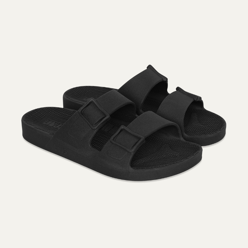 Linus Sandal | Black - NASH + BANKS