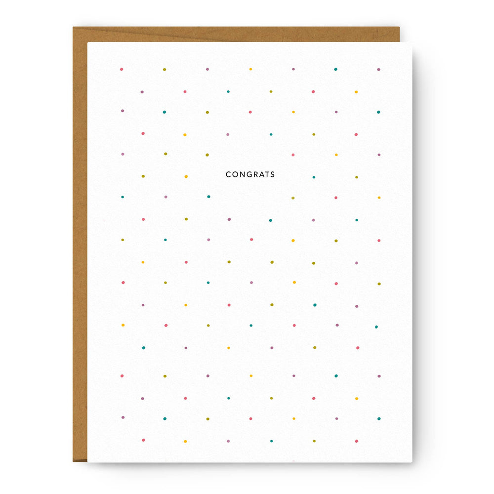 Congrats Dots | Congratulatory Greeting Card