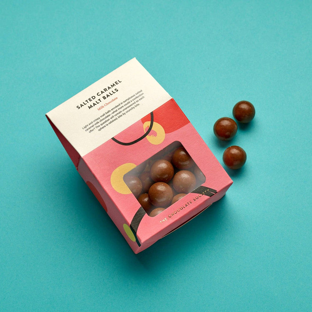 The Chocolate Society | Salt Caramel Malt Balls - NASH + BANKS