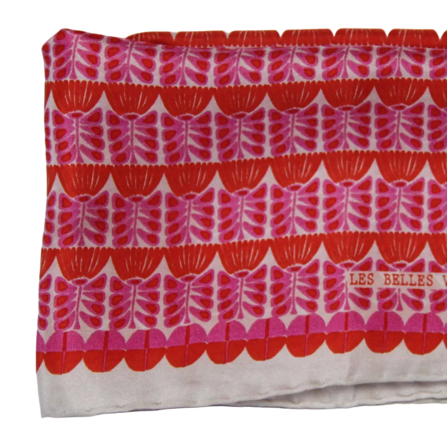 Les Belles Vagabondes | Oslo Fuchsia | Mini Silk Scarf - NASH + BANKS