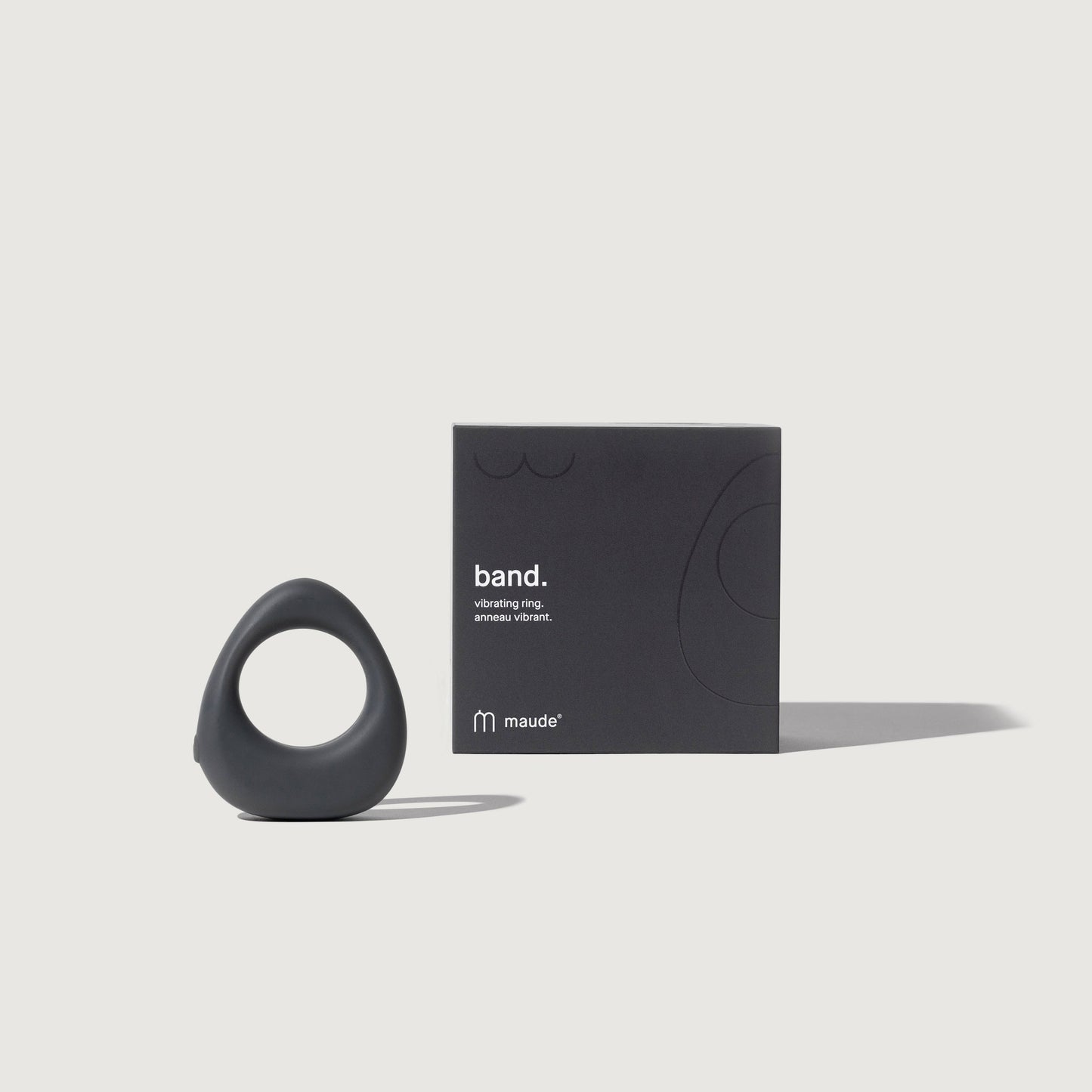 maude | band | Vibrating Ring - NASH + BANKS | Charcoal