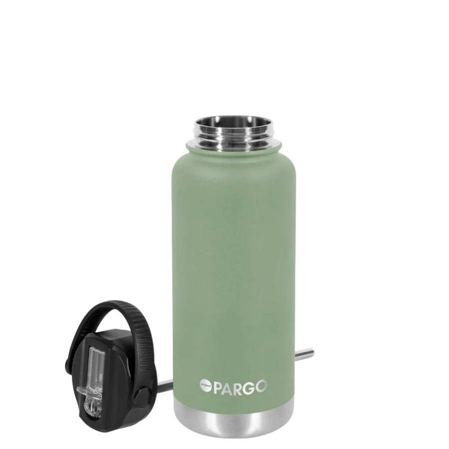  Project PARGO - 950ml Insulated Sports Bottle w/ Straw Lid - Green