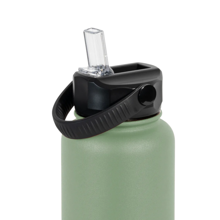Project PARGO - 950ml Insulated Sports Bottle w/ Straw Lid - Green