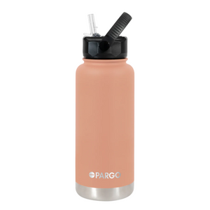 Project PARGO - 950ml Insulated Sports Bottle w/ Straw Lid - Pink