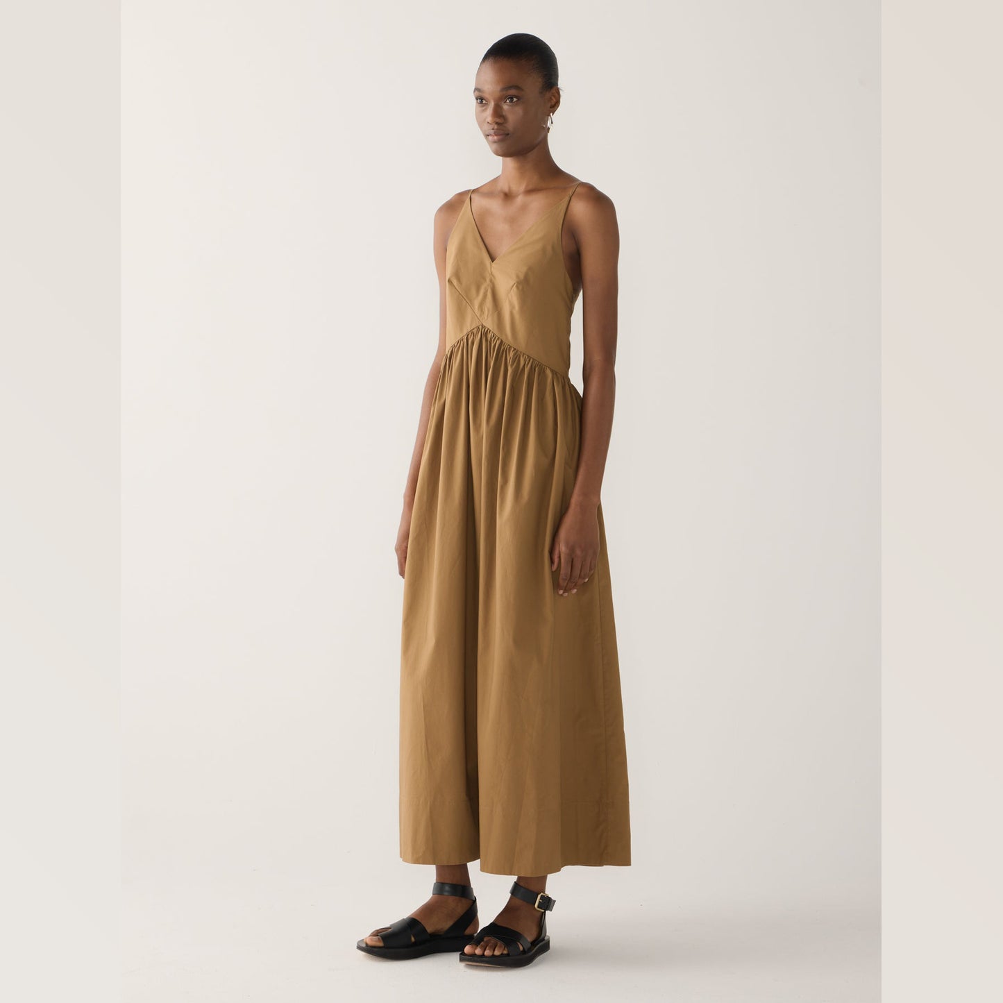 FOEMINA | AMANDA Dress | Cocoa Cotton Tencel - NASH + BANKS